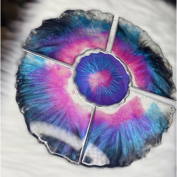 Handcrafted Luxury Resin Coaster Set (Custom) - Picture 5 of 9